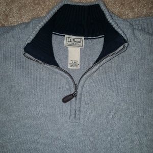 SALE L. L. Bean Mens sweater with zipper